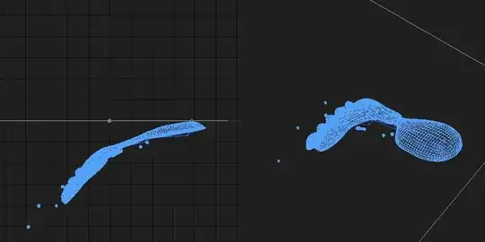 The footprint mesh, and how it animates