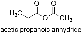 acetic propanoic anhydride