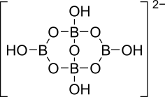 Fig.1 Tetraborate anion