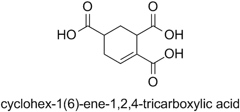 cyclohex-1(6)-ene-1,2,4-tricarboxylic acid