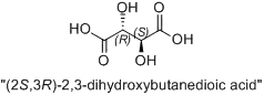 “(2S,3R)-2,3-dihydroxybutanedioic acid”