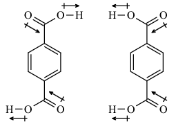 Terephthalic acid conformations