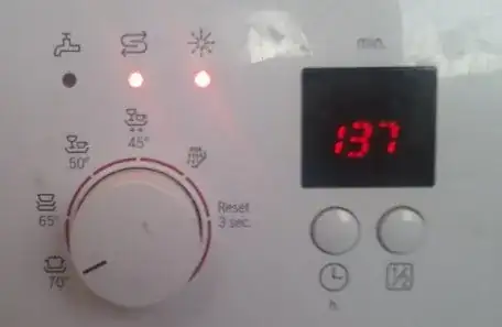 Dishwasher settings