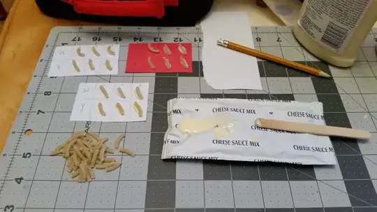 Glue samples