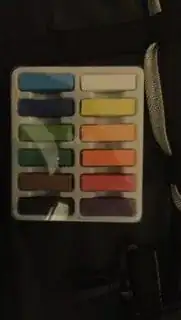 What I think to be the oil pastel