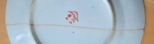 Faux-kintsugi applied along a single transverse break - After, showing a fine, single line