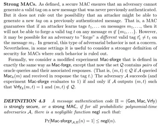 strong MAC excerpt