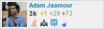 profile for Adam Jaamour on Stack Exchange, a network of free, community-driven Q&A sites