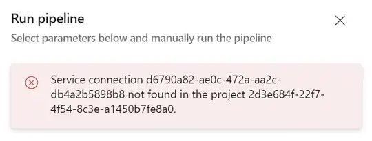 Service connection error