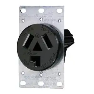 Leviton 30-Amp 2-Pole Flush-Mount Outlet