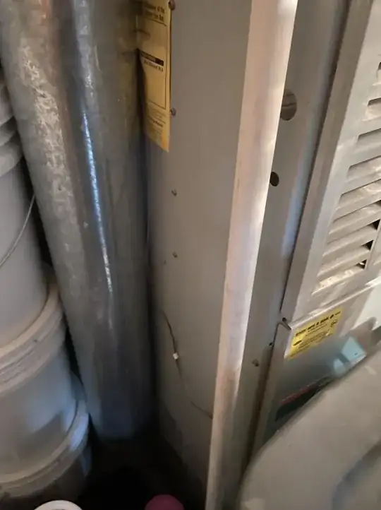 image of furnace and a duct