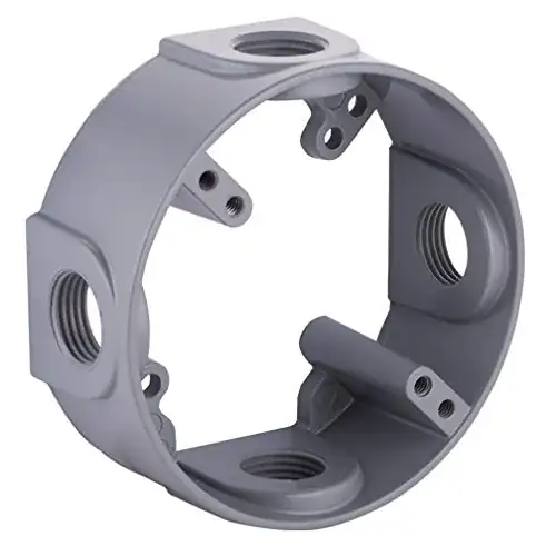 4" round weatherproof extension box -- the Bell 5363-0