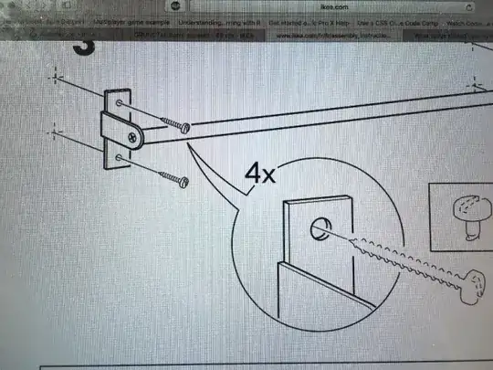 mounting instructions metal bar