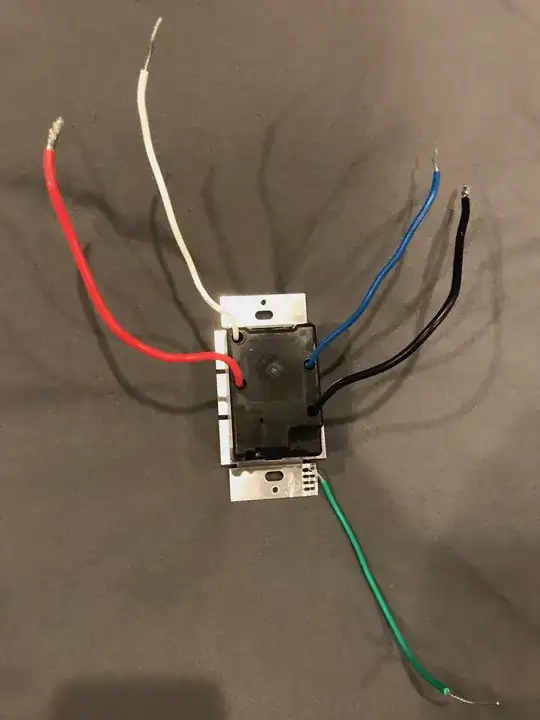 Smart toggle switch back