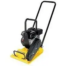 image of a hand operated plate compactor