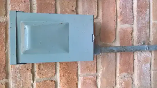 Disconnect at the AC unit