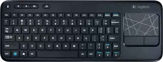 Logitech K400 keyboard/trackpad