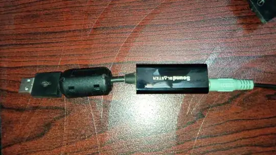 Ferrite bead on sound-card