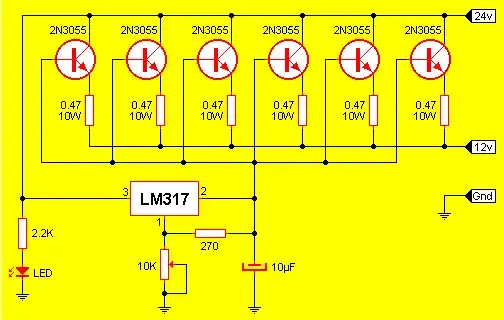 24 Volt to 12 Volt 20 Amp DC-DC Converter