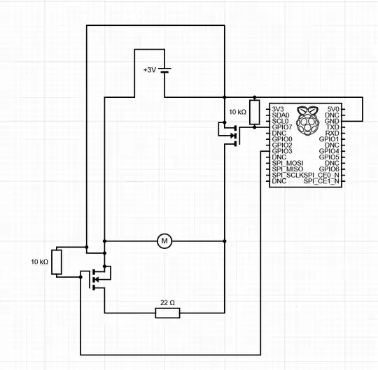 Circuit with two mosfets for generator and motor control