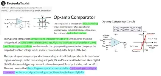op amp comparator