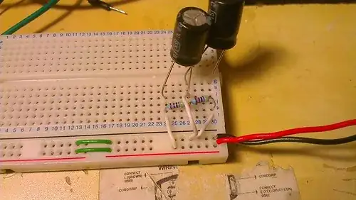 photo of breadboard
