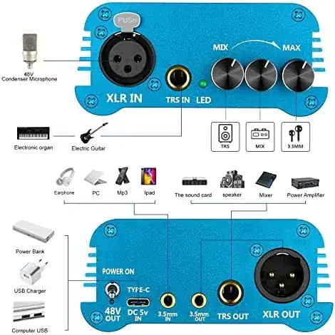 direct box/audio amplifier