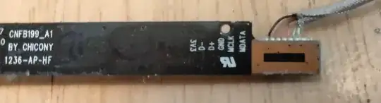 Webcam wire color pinout