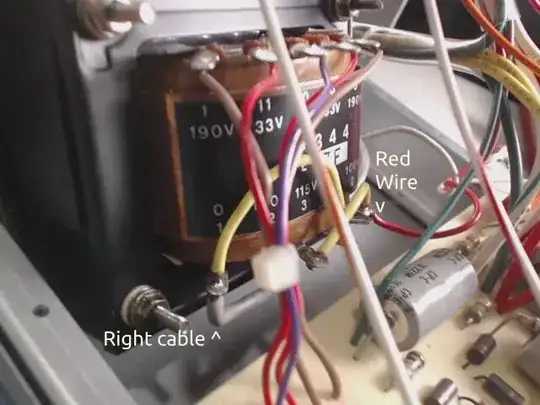 Right side + red wire