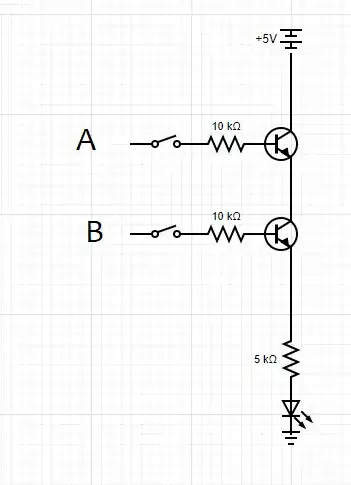 Simple 2 transistor circuit