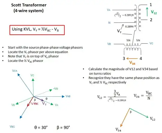 Scott 4-wire connecton
