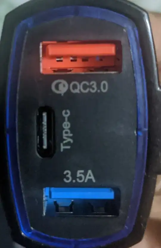 Confused which USB to use ? I think Blue is 1USB , correct if I'm wrong