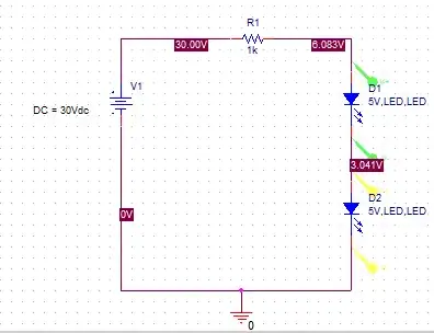 This is schematic diagram with values 