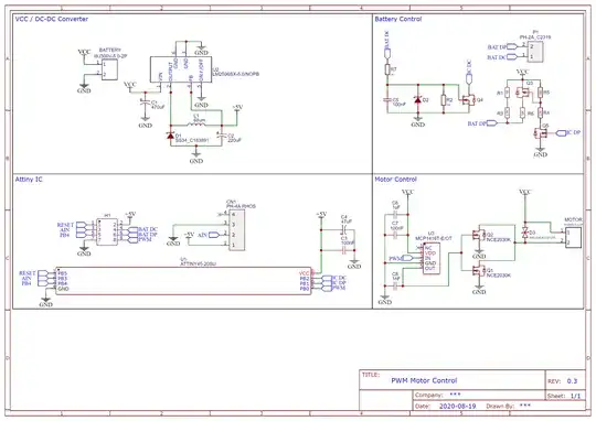 PWM Attiny45 Motor Controller