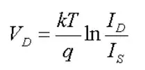 diode voltage equation