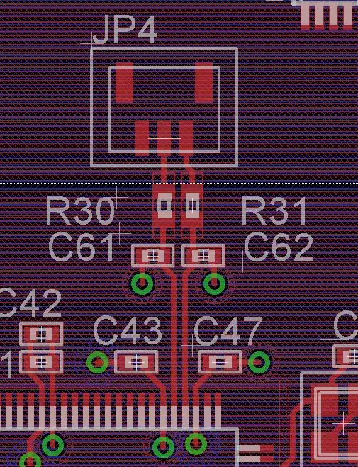 USB data line layout