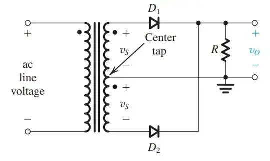 Full wave rectifier circuit