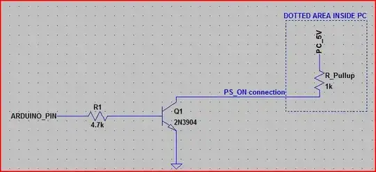 PC On transistor circuit
