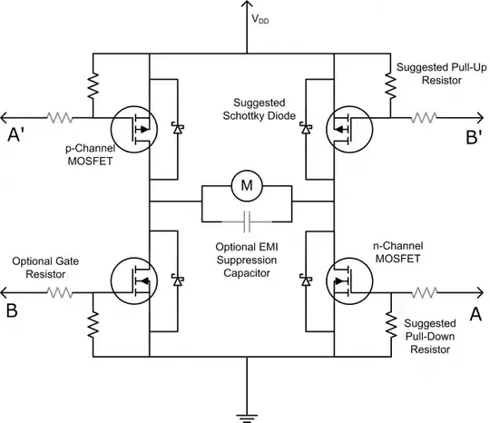 MOSFET H-bridge