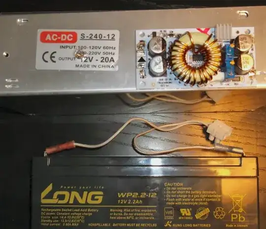 switch-mode supply, DC-DC booster and battery