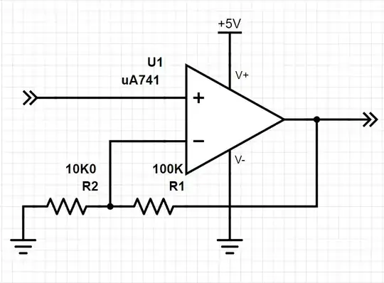 uA741 in supposed 11x non-inverting feedback condition