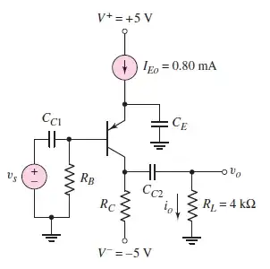 pnp transistor circuit from Neamen Microelectronics Circuit Analysis and Design