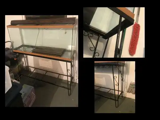 Image of aquarium stand