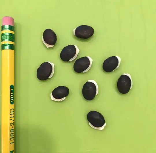 Seeds from an unknown vine