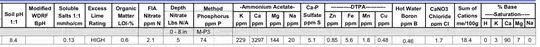soil analysis