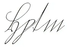 Hptm written in Kurrent