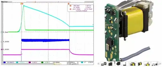 power harvesting diagram and visual setup