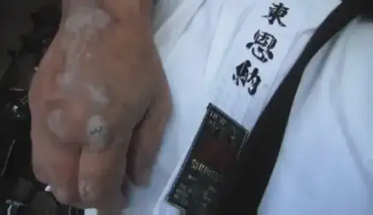 Training 4 (this is from makiwara!)