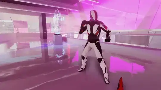 The arms are in strange position