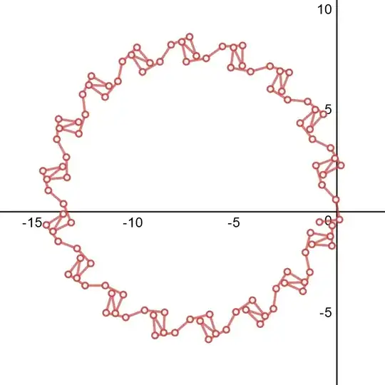 Another paddle wheel with attached triangles, now with 17 paddles